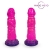 Розовый рельефный фантазийный фаллоимитатор - 20 см. - Bior toys - купить с доставкой в Улан-Удэ