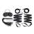 Эротический набор 4PC Bondage Bed Strap   Flogger Kit - Lux Fetish - купить с доставкой в Улан-Удэ
