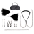 Большой эротический набор из 12 предметов Interchangeable Collar   Nipple Clips Set - Lux Fetish - купить с доставкой в Улан-Удэ