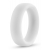Белое люминесцентное эрекционное кольцо Silicone Glo Cock Ring - Blush Novelties - в Улан-Удэ купить с доставкой