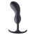 Черный массажер простаты с утяжелителями Premium Silicone Weighted Prostate Plug Large - 18,8 см. - XR Brands - в Улан-Удэ купить с доставкой