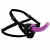 Лиловый поясной страпон Navigator Silicone G-Spot Dildo with Harness - 17,8 см. - XR Brands - купить с доставкой в Улан-Удэ