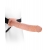 Фаллопротез телесного цвета Hollow Strap-On - 29 см. - Pipedream - купить с доставкой в Улан-Удэ