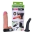 Страпон с 2 насадками и вибрацией UniStrap - 19 и 12 см. - LOVETOY (А-Полимер) - купить с доставкой в Улан-Удэ