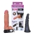 Страпон с 2 насадками и вибрацией UniStrap - 20 и 18 см. - LOVETOY (А-Полимер) - купить с доставкой в Улан-Удэ
