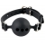 Силиконовый кляп-шар с отверстиями для дыхания Silicone Breathable Ball Gag Small - Pipedream - купить с доставкой в Улан-Удэ