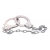 Наручники из металла с длинной цепочкой CHROME HANDCUFFS METAL HANDCUFFS W. KEY - NMC - купить с доставкой в Улан-Удэ