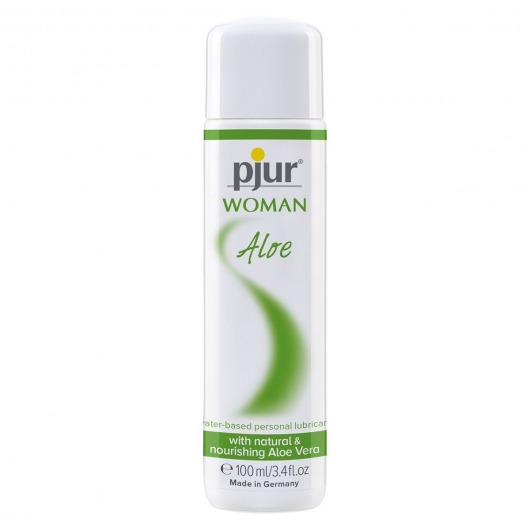 Лубрикант на водной основе pjur WOMAN Aloe - 100 мл. - Pjur - купить с доставкой в Улан-Удэ
