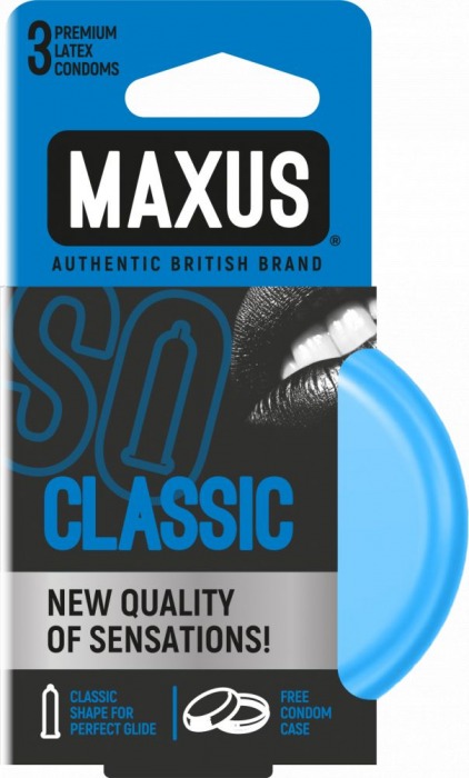 Классические презервативы в железном кейсе MAXUS Classic - 3 шт. - Maxus - купить с доставкой в Улан-Удэ