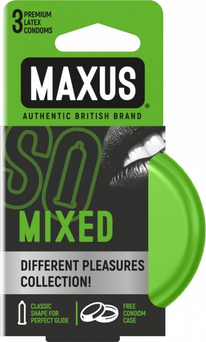 Презервативы в железном кейсе MAXUS Mixed - 3 шт. - Maxus - купить с доставкой в Улан-Удэ