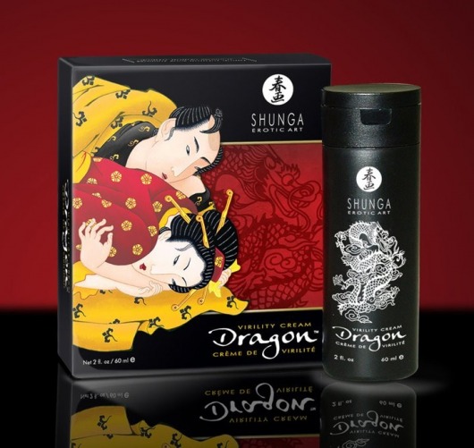Интимный мужской крем  Дракон - Shunga - купить с доставкой в Улан-Удэ