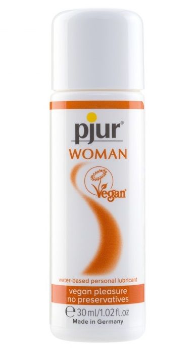 Лубрикант pjur WOMAN Vegan на водной основе - 30 мл. - Pjur - купить с доставкой в Улан-Удэ