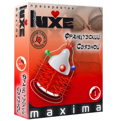 Презерватив LUXE Maxima  Французский связной  - 1 шт. - Luxe - купить с доставкой в Улан-Удэ