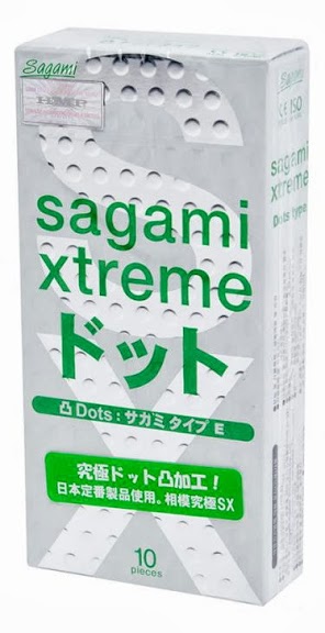 Презервативы Sagami Xtreme Type-E с точками - 10 шт. - Sagami - купить с доставкой в Улан-Удэ