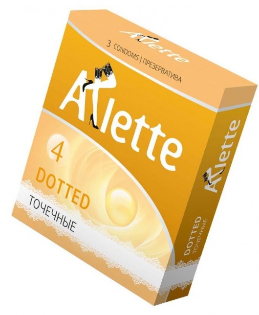 Презервативы Arlette Dotted с точечной текстурой - 3 шт. - Arlette - купить с доставкой в Улан-Удэ