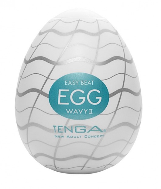 Мастурбатор-яйцо EGG Wavy II - Tenga - в Улан-Удэ купить с доставкой