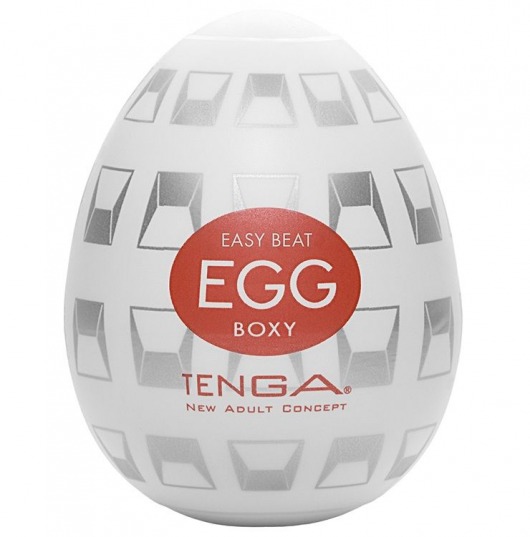Мастурбатор-яйцо EGG Boxy - Tenga - в Улан-Удэ купить с доставкой