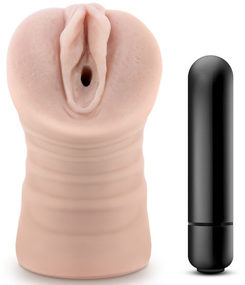 Телесный мастурбатор-вагина Rain - Blush Novelties - в Улан-Удэ купить с доставкой