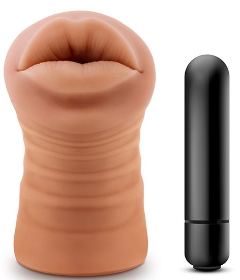 Кофейный мастурбатор-ротик Isabella - Blush Novelties - в Улан-Удэ купить с доставкой