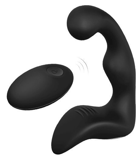 Черный вибромассажер простаты REMOTE BOOTY PLEASER - Dream Toys - в Улан-Удэ купить с доставкой