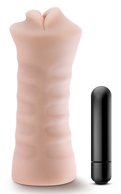 Телесный мастурбатор-ротик Angie - Blush Novelties - в Улан-Удэ купить с доставкой