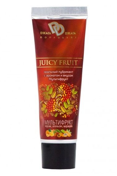 Интимный съедобный лубрикант JUICY FRUIT с ароматом фруктов - 30 мл. - БиоМед - купить с доставкой в Улан-Удэ