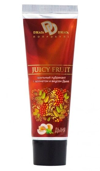 Интимный съедобный лубрикант JUICY FRUIT с ароматом дыни - 30 мл. - БиоМед - купить с доставкой в Улан-Удэ