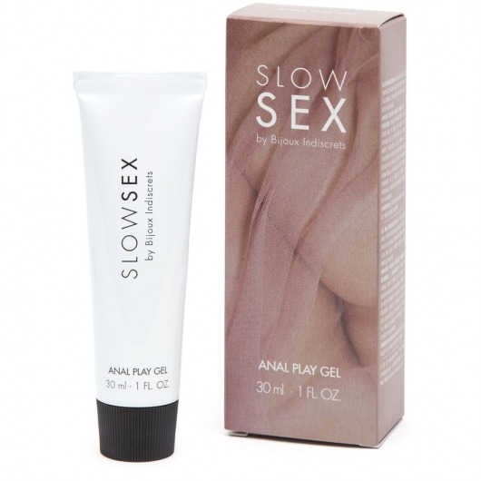 Лубрикант на водной основе Slow Sex Anal Play Gel - 30 мл. - Bijoux Indiscrets - купить с доставкой в Улан-Удэ