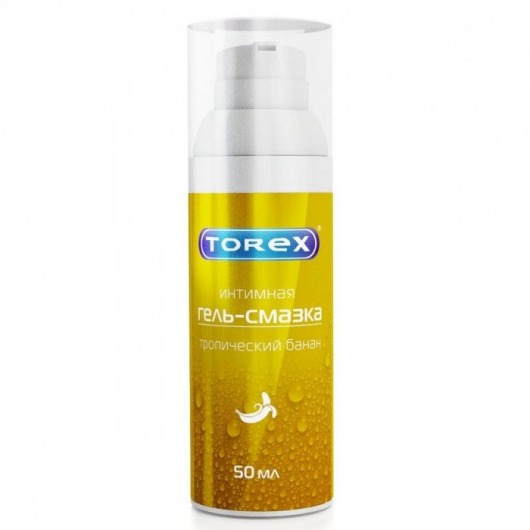 Гель-смазка на водной основе Torex  Тропический банан  - 50 мл. - Torex - купить с доставкой в Улан-Удэ