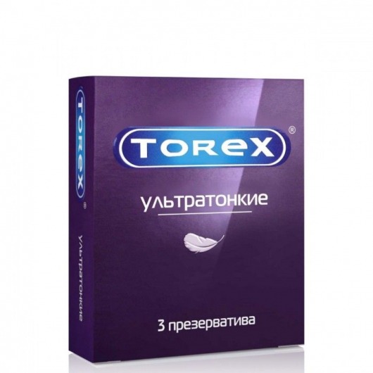 Презервативы Torex  Ультратонкие  - 3 шт. - Torex - купить с доставкой в Улан-Удэ