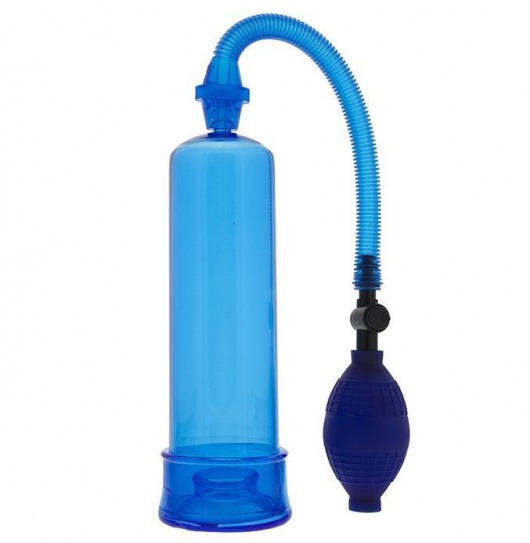 Синяя вакуумная помпа MENZSTUFF PENIS ENLARGER - Dream Toys - в Улан-Удэ купить с доставкой