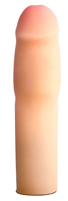Телесная насадка-удлинитель на пенис PERFORMANCE 1.5INCH COCK XTENDER - 16 см. - Blush Novelties - в Улан-Удэ купить с доставкой