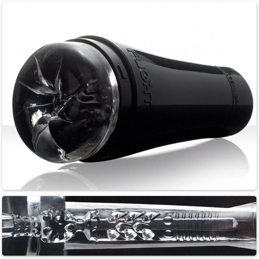 Черный мастурбатор-анус Fleshlight - Flight Pilot - Fleshlight - в Улан-Удэ купить с доставкой