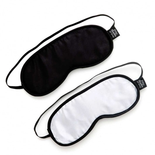 Набор из двух масок на глаза Soft Blindfold Twin Pack - Fifty Shades of Grey - купить с доставкой в Улан-Удэ
