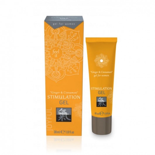 Возбуждающий интимный гель STIMULATION GEL Ginger   Cinnamon - 30 мл. - Shiatsu - купить с доставкой в Улан-Удэ