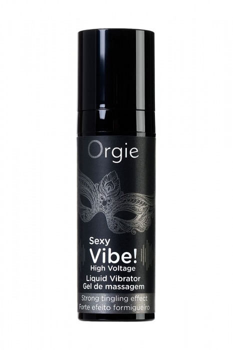 Гель для массажа ORGIE Sexy Vibe High Voltage с эффектом вибрации - 15 мл. - ORGIE - купить с доставкой в Улан-Удэ