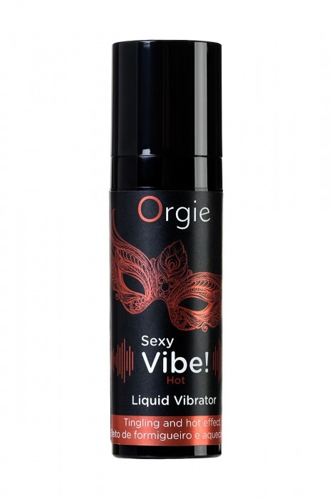 Разогревающий гель для массажа ORGIE Sexy Vibe Hot с эффектом вибрации - 15 мл. - ORGIE - купить с доставкой в Улан-Удэ