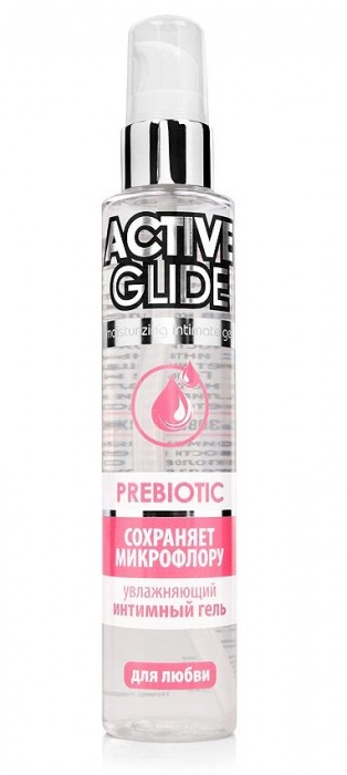 Увлажняющий интимный гель Active Glide Prebiotic - 100 гр. - Биоритм - купить с доставкой в Улан-Удэ