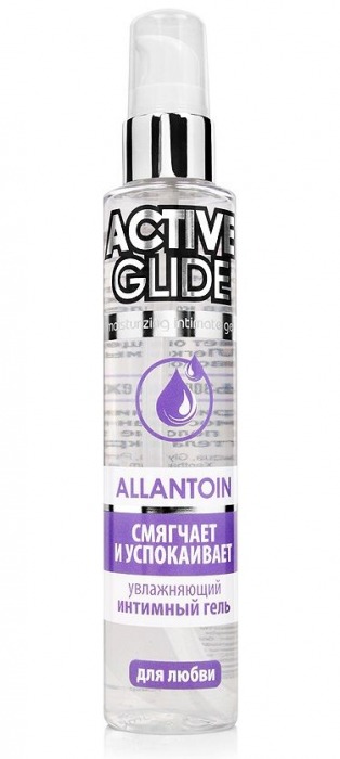 Увлажняющий интимный гель Active Glide Allantoin - 100 гр. - Биоритм - купить с доставкой в Улан-Удэ