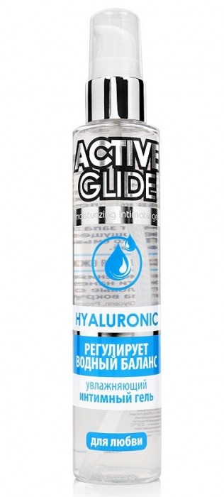 Увлажняющий интимный гель Active Glide Hyaluronic - 100 гр. - Биоритм - купить с доставкой в Улан-Удэ