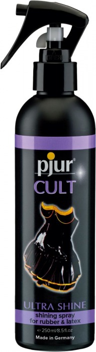 Спрей для ухода за одеждой из латекса pjur CULT Ultra Shine - 250 мл. - Pjur - купить с доставкой в Улан-Удэ