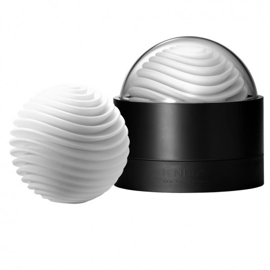 Белый мастурбатор Tenga Geo Aqua - Tenga - в Улан-Удэ купить с доставкой