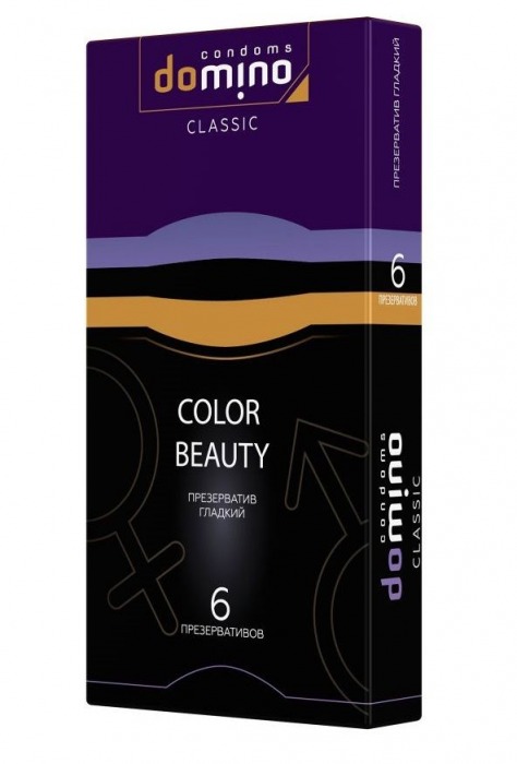 Разноцветные презервативы DOMINO Colour Beauty - 6 шт. - Domino - купить с доставкой в Улан-Удэ