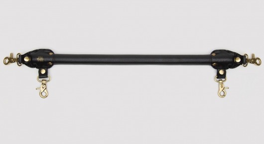 Черная распорка для ног Bound to You Faux Leather Spreader Bar - 50,8 см. - Fifty Shades of Grey - купить с доставкой в Улан-Удэ