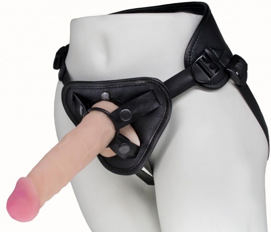 Пояс харнесс BEST UNI strap с 2 сменными насадками - 18,5 и 16 см. - LOVETOY (А-Полимер) - купить с доставкой в Улан-Удэ