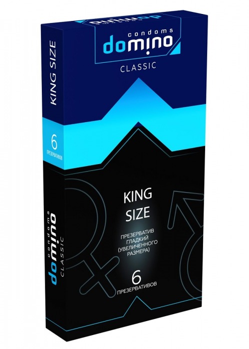 Презервативы увеличенного размера DOMINO Classic King size - 6 шт. - Domino - купить с доставкой в Улан-Удэ