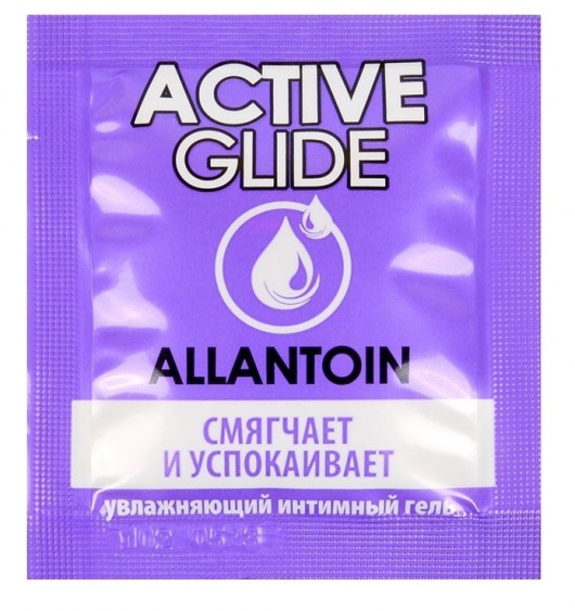 Лубрикант на водной основе Active Glide с аллантоином - 3 гр. - Биоритм - купить с доставкой в Улан-Удэ