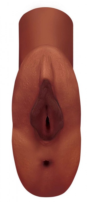 Коричневый мастурбатор Perfect Pussy Double Stroker - Pipedream - в Улан-Удэ купить с доставкой