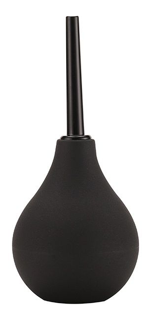 Черный анальный душ ANAL DOUCHE с прямым наконечником - Dream Toys - купить с доставкой в Улан-Удэ