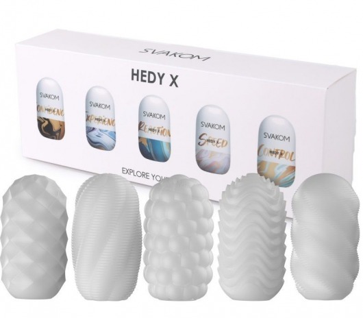 Набор из 5 мастурбаторов Hedy X5 Mixed - Svakom - в Улан-Удэ купить с доставкой